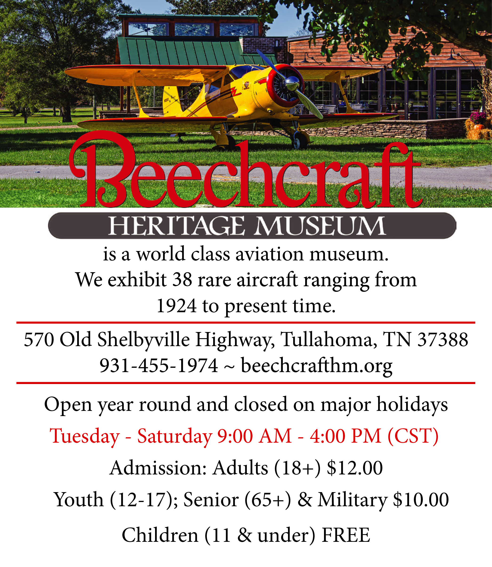 Beechcraft Hertiage Museum ad